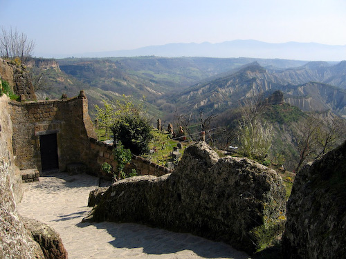View from Civita di Bagnoregio