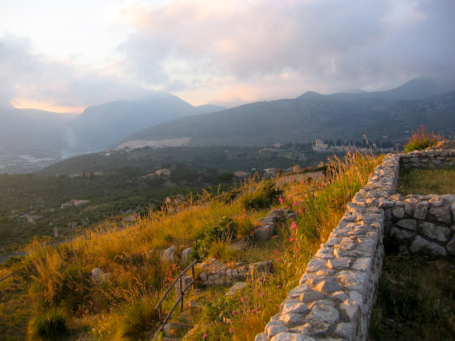 Ausoni Mountains from Terracina