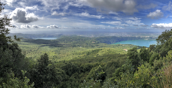 Lakes Nemi and Albano (photo: T. Ellison)