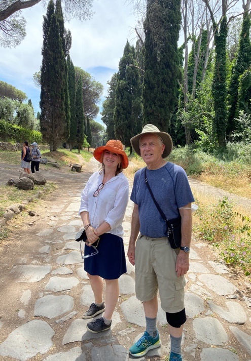 David on the Via Appia 2022