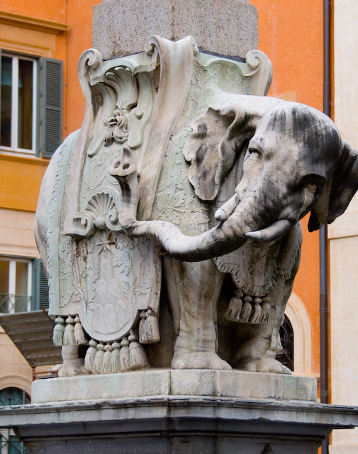 Bernini Elephant, Rome