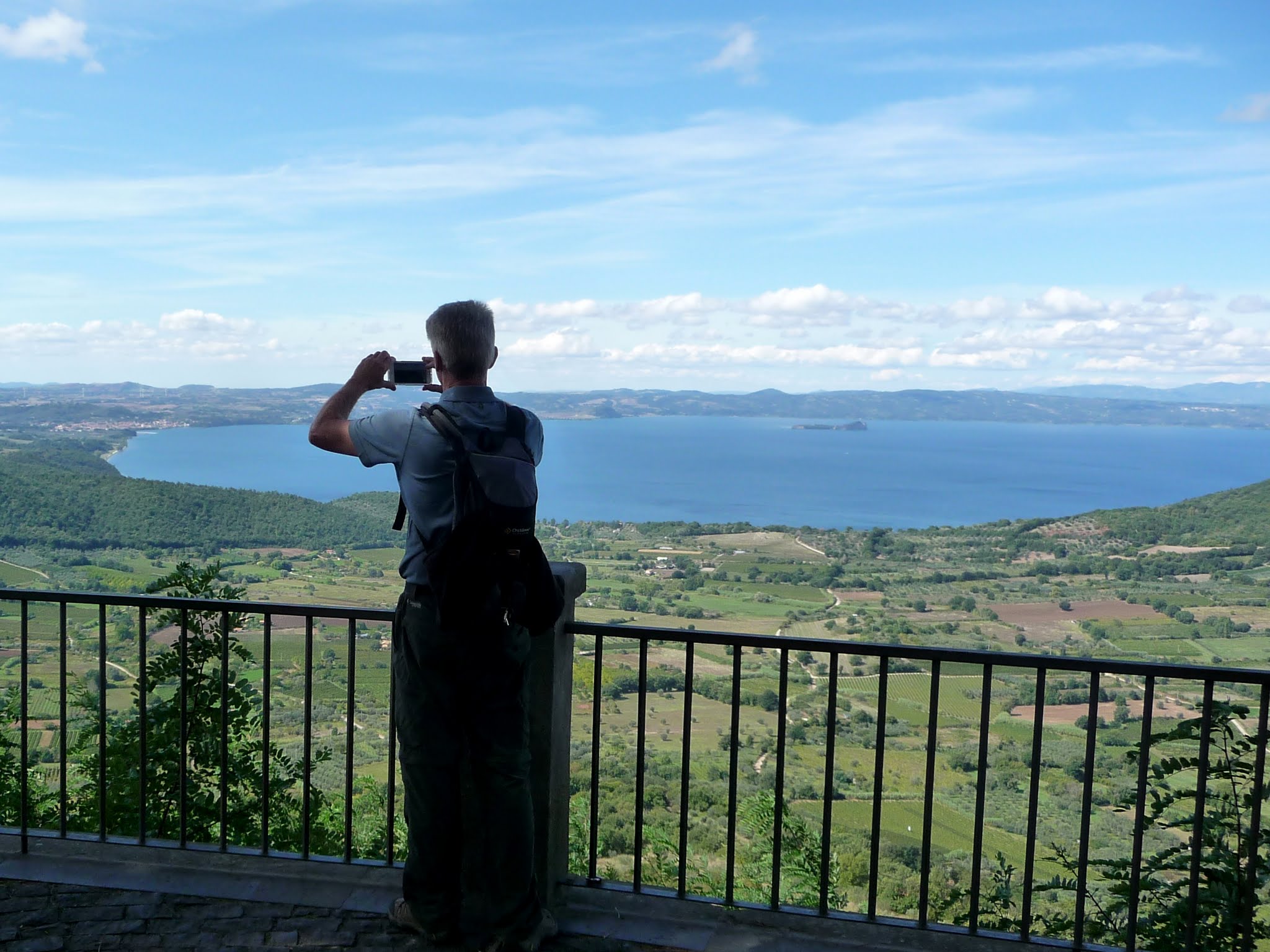 Lake Bolsena from Montefiascone