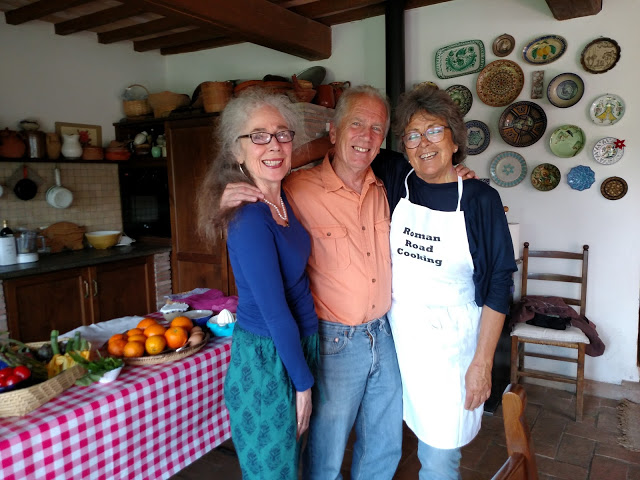 Cooking lesson at Anthea's house