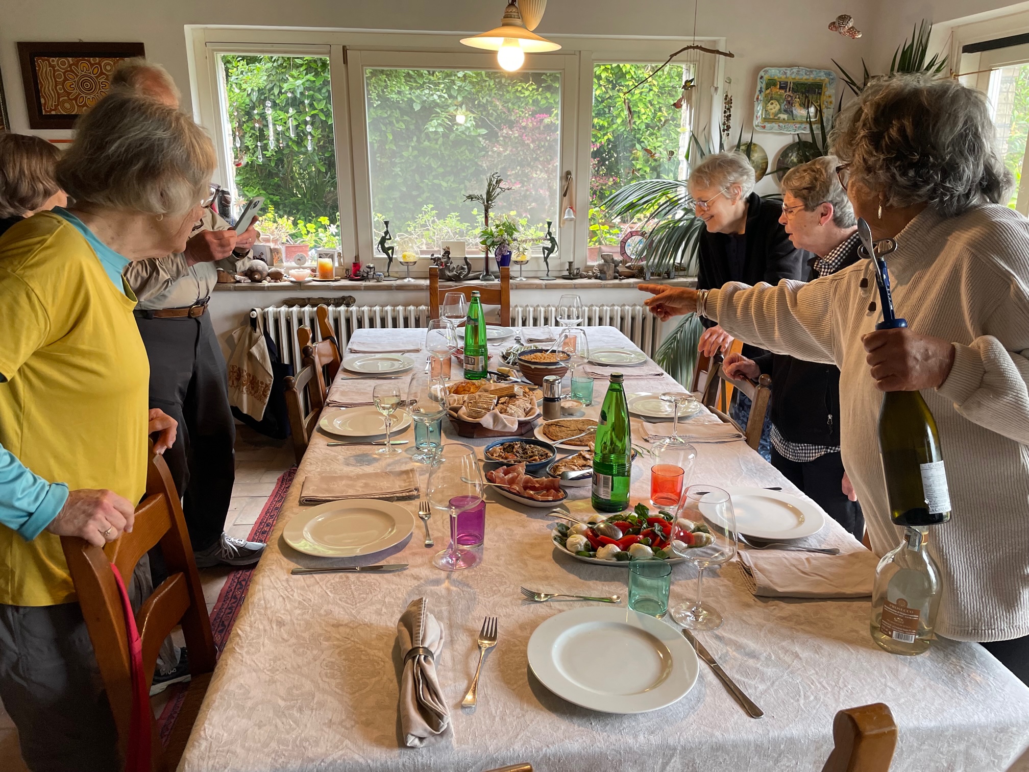 Lunch at Anthea's house
