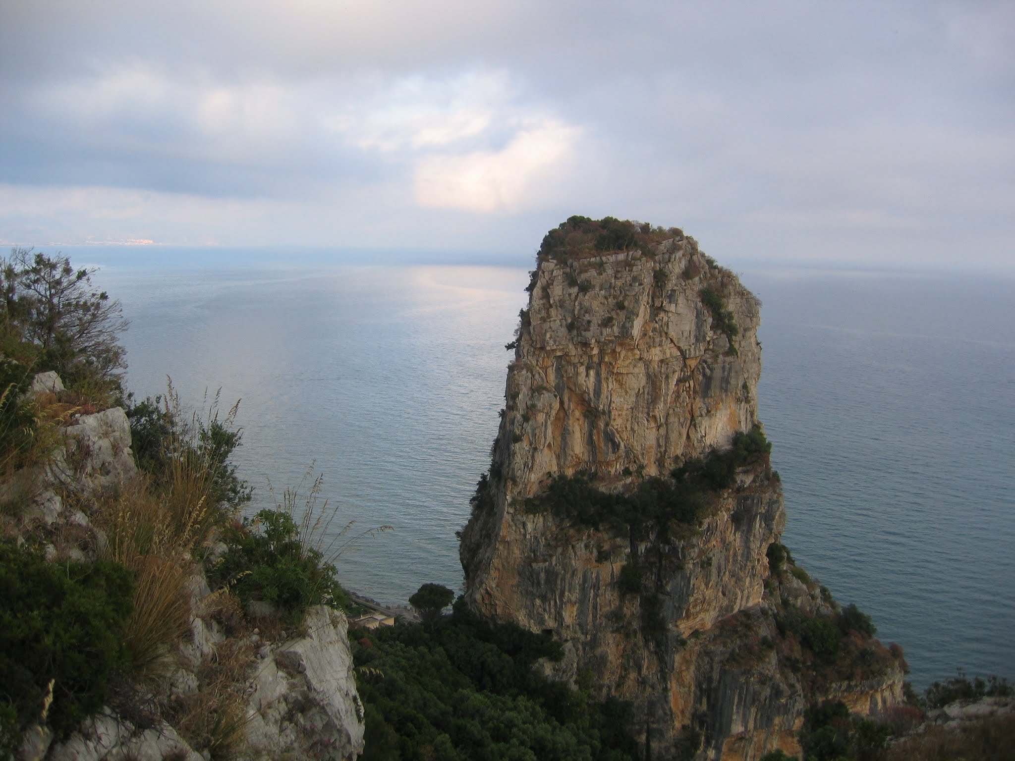 View from Temple of Jupiter, Terracina